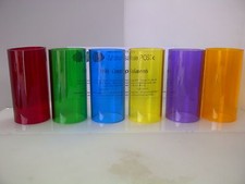 PLASTIC PERSPEX ACRYLIC TUBE TRANSPARENT COLOUR RED GREEN BLUE YELLOW PURPLE AMB