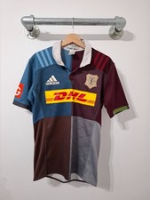 Harlequins Rugby 150th Anniversary Home Shirt 2016/2017 - Adidas Med Jersey Top