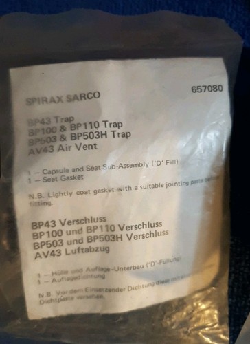 Spirax sarco bp43 trap - spirax, 657080