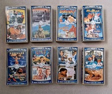 8x VHS Video Tapes Mixed Children's Films