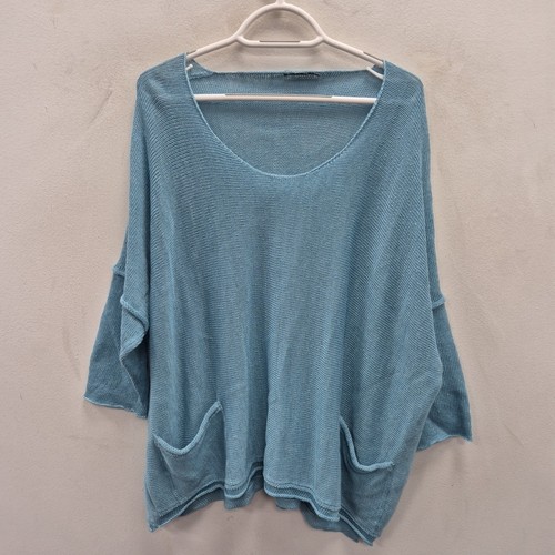 Grizas oversized aqua blue - aqua,