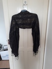 Ladies Black With Gold Sequins
