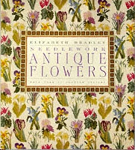 Antique flowers needlepoint - antique,