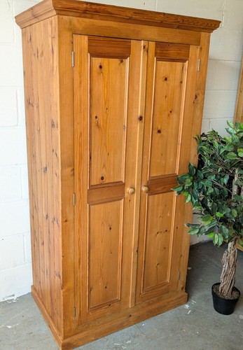 Solid pine wardrobe - solid, wardrobe,