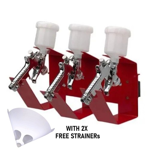 Gravity feed spray gun - gravity, holder