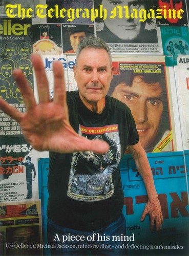 Telegraph magazine uri geller - uri,