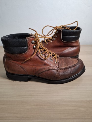 Red wings brown leather - leather, boots