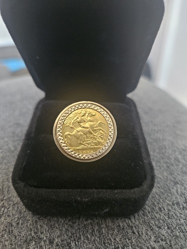 1914 gold half - sovereign, a