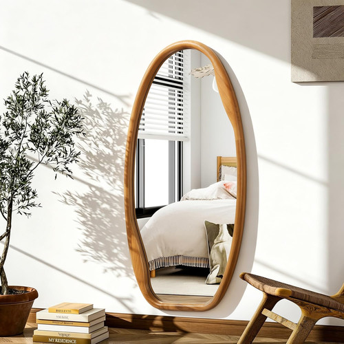 Wooden frame wall mirror - frame,
