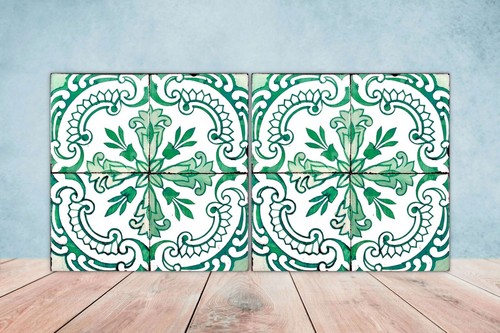 Portuguese azulejo floral - portuguese,