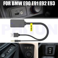 AUX USB Wireless Audio Bluetooth Auxiliary Adapter Cable For BMW E90 E91 E92 E93