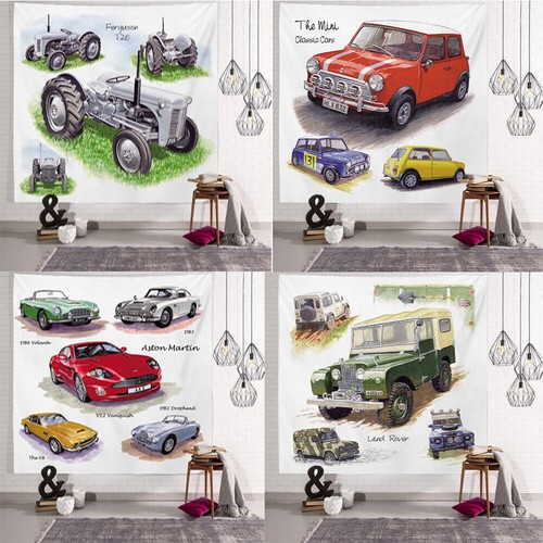 Large car motor tractor wall - large,