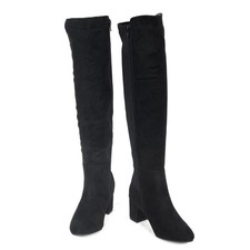 Womens Boots Black Ladies Zip