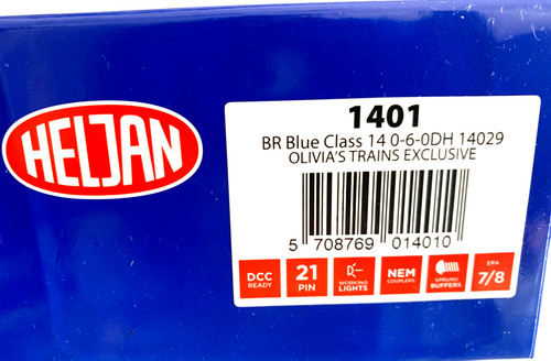 Heljan 1401 blue class - ,
