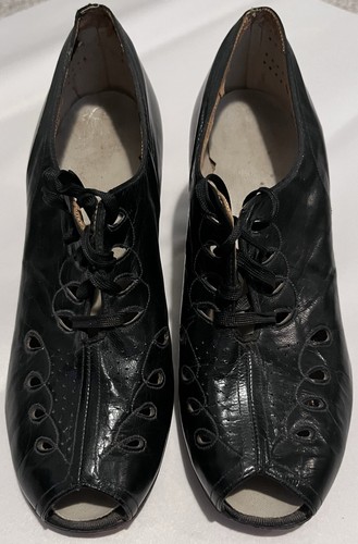 Vtg 1930s 1940s black - vtg,