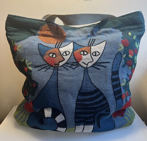 Siamese cat tapestry tote - tapestry,