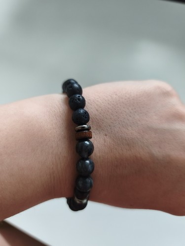 Unisex black lava rock - lava,