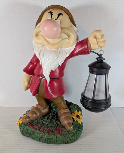 Disney statue solar grumpy - disney,