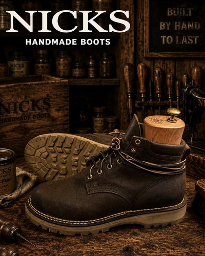 Nicks handmade boots leather - nicks,