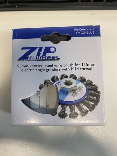 Zip wheel blue wire - blue, new