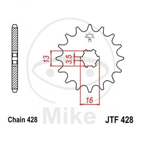 Sprocket z14 428 726 for - 428, 726.25.46