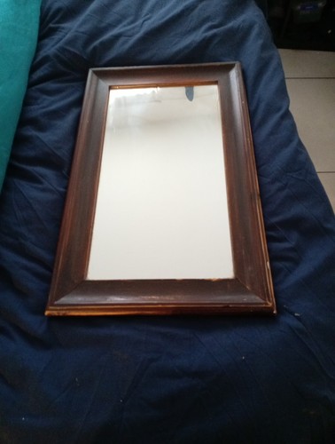 Vintage old glass mirror - vintage,