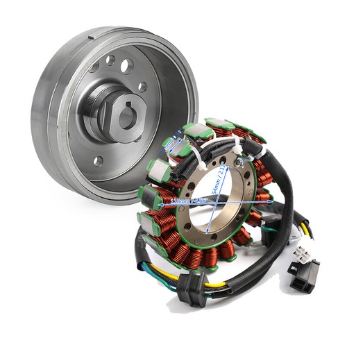 Stator flywheel rotor for - &,