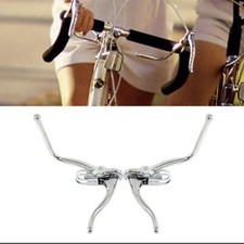 1 Pair Alloy Double Road Brake Levers Racing Handlebar Bike  Cycle