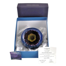 Caithness Floral Geode Yellow