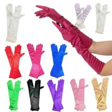 New Ladies Long Finger Gloves Elegant Fancy Party Dress Evening Wedding 20/30S