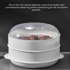 2 Tier Microwave Steamer