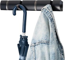 4 Coat Hooks Wall Mounted Hanging Door Clothes Rack Doors, Halls, Bedrooms