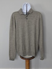 Polo Ralph Lauren Long Sleeve Wool Polo Shirt / Sweater Size Medium FREE POST