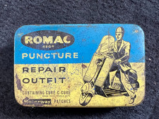 Vintage Romac Puncture Repair Outfit Tin