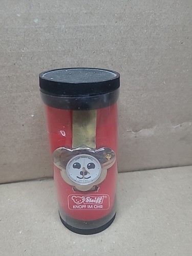Steiff wrist watch teddy head - watch,