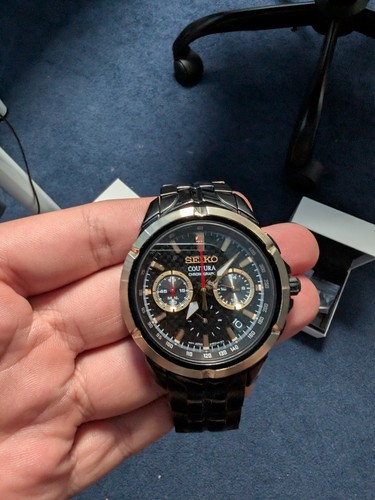 Seiko coutura black gold - seiko, /