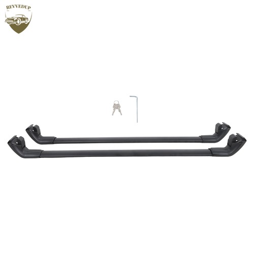 Roof bars black rail - black, cross