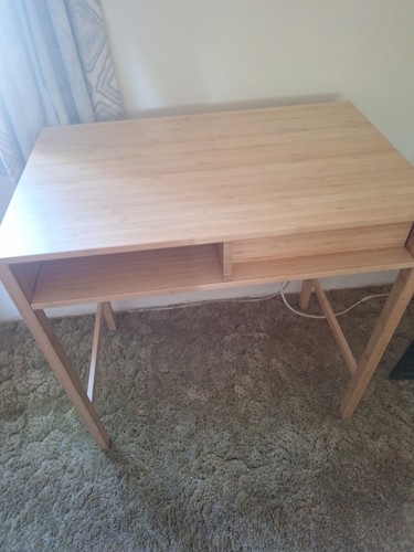 Ikea desk with - ikea,