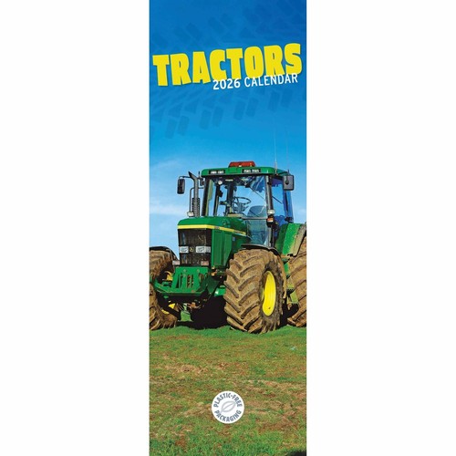 Tractors slim calendar 2026 - slim,