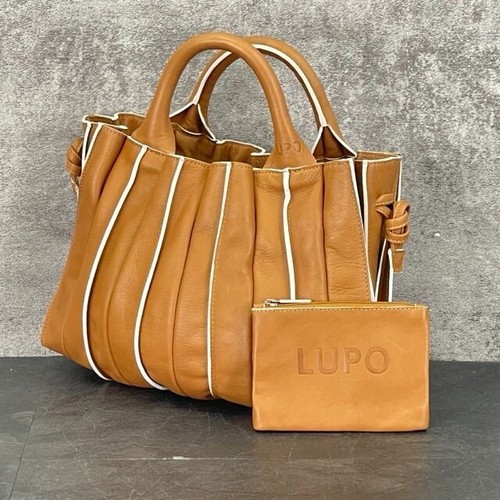 Lupo barcelona leather handbag - barcelona,