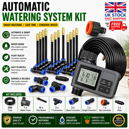 Dual zone smart garden water - zone,
