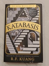 Katabasis by R.F. Kuang Signed Waterstones Exclusive Edition, Sprayed Edges HB