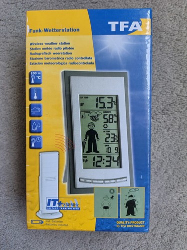 Tfa wireless weather station - weather,