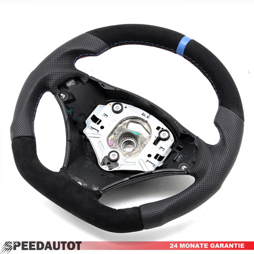 Flattened leather steering - leather,