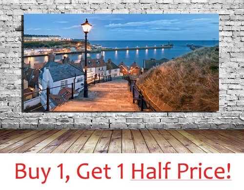 Whitby canvas art - whitby,