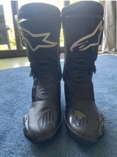 AlpineStars Motorcycle Boots Size Uk 12 Eu 47 Black New