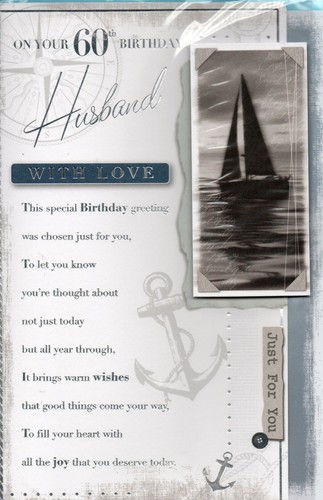Husband 60th birthday - 60th,