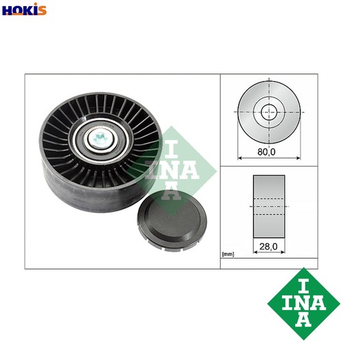Deflectionguide pulley vribbed - deflectionguide,