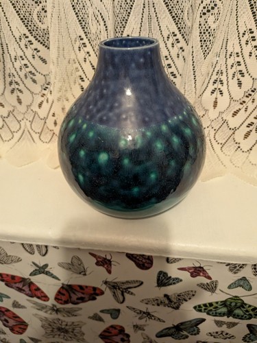 Blue vase unique colour - vase,