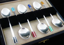 Art Deco Cased Sterling Silver